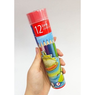 Bút chì màu staedtler luna hộp sắt 12, 24 màu 136-m24, 136-m12