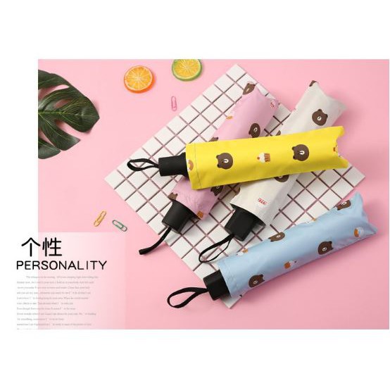 Ô - dù che mưa nắng chống thấm hình gấu