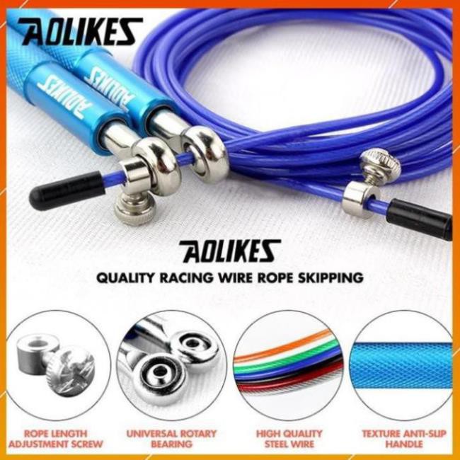 AOLIKES 3202 - Bộ nhảy dây hợp kim nhôm chuyên nghiệp, chuyên gym.