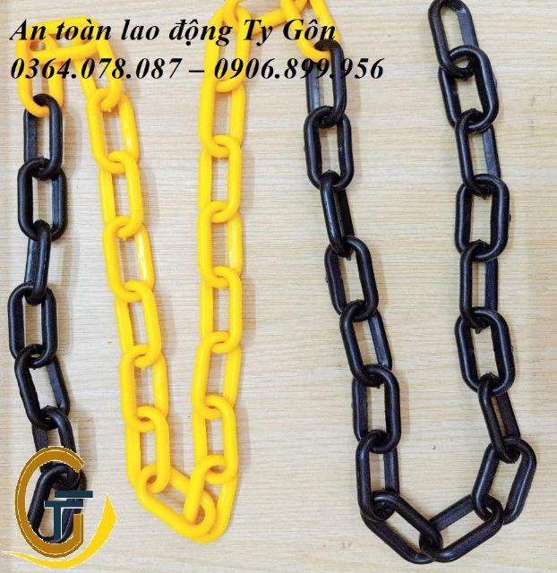 Dây xích nhựa cảnh báo an toàn/ phân luồng