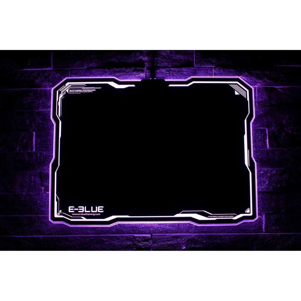 Bàn di chuột RGB E-BLUE EMP013 - Kích thước 265 x 365 x 5 mm I Mouse Pad Led RGB E-Blue EMP 013