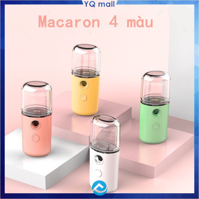 Máy phun sương xông da mặt nano cầm tay mini 4 màu tùy chọn