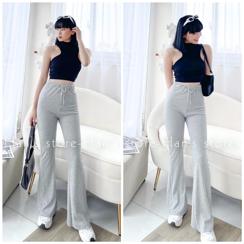 QUẦN LOE THUN CHUẨN FORM XỊN( Ảnh ThậT)