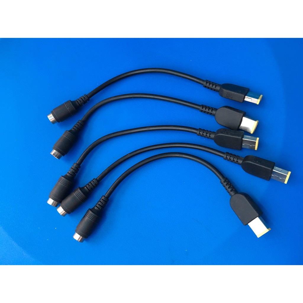 Đầu chuyển sạc Lenovo tròn sang vuông 15cm