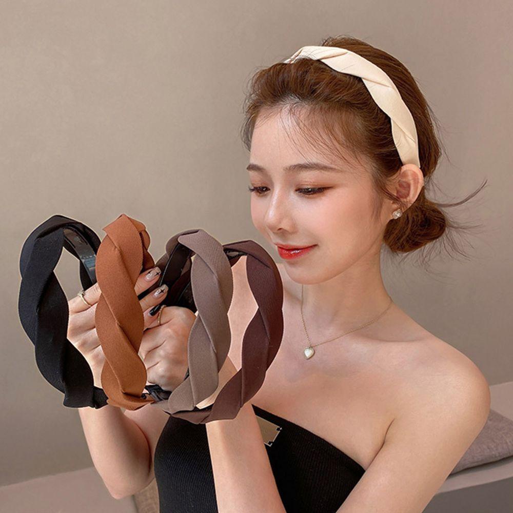 Băng Đô Cài Tóc Bằng Nhựa Chống Trượt Tiện Dụng Cho Nữ
