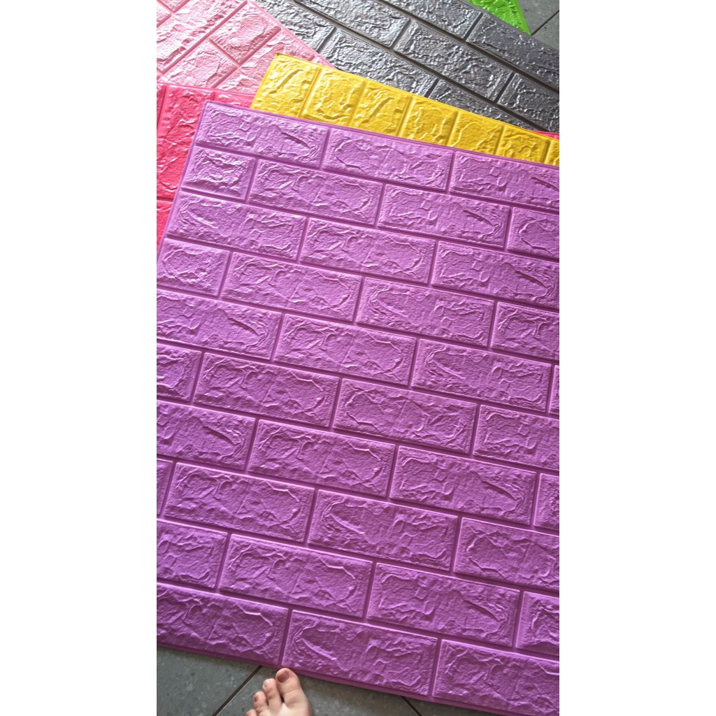 [Kho Phú Xuyên] XỐP DÁN TƯỜNG 3D GIẢ GẠCH TRANG TRí CÓ KEO DÁN SẴN 70 x 77 độ dày 3mm 4mm 5mm | BigBuy360 - bigbuy360.vn