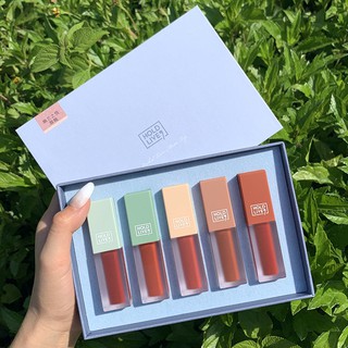 Set 5 Son Kem Hold Live Orchid Love Matte Lip chính hãng nội địa Trung