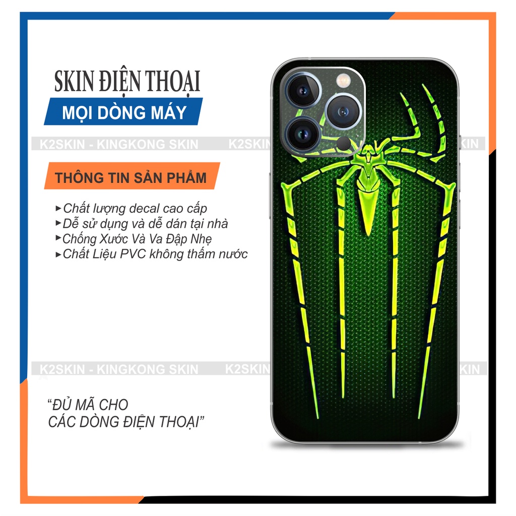 Miếng dán Skin cho Android và  Iphone 6/7/8/x/xs/11/12pro/13promax/13/13pro ( Mã skin 039)