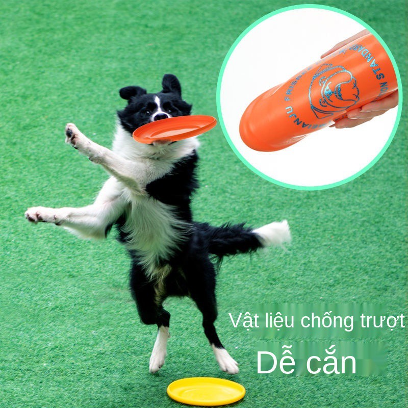 Đĩa quay thi đấu tiêu chuẩn Meianju Frisbee đồ chơi thú cưng Frisbee Đĩa huấn luyện chó nổi và ném đồ chơi