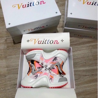 Giầy lv archligt hồng cam lai au ( full box + free ship )