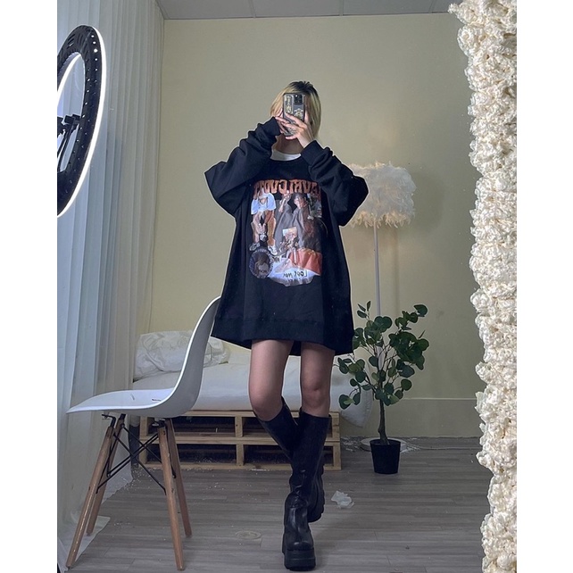 Áo sweater - áo nỉ cổ tròn phong cách hiphop 2021 (Ảnh thật tự chụp) | BigBuy360 - bigbuy360.vn