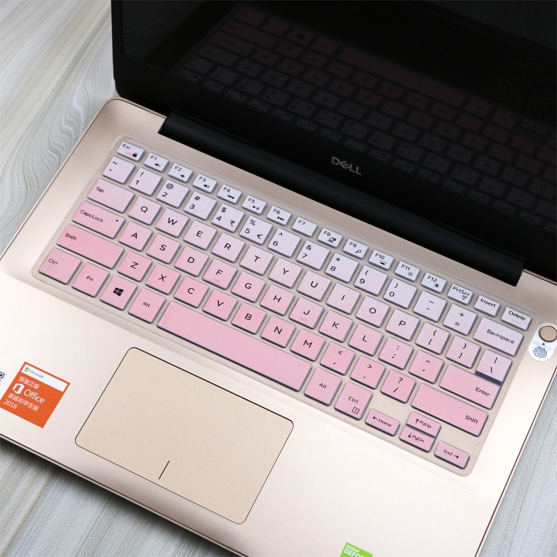 Tấm phủ bảo vệ bàn phím laptop bằng silicon siêu mỏng cho Dell Inspiron 5370 14 Inch