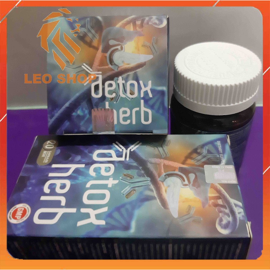 [COMBO 3 HỘP] VIÊN UỐNG DETOXHERB - Diệt Ký Sinh Trùng Nâng Cao Đề Kháng Thanh Nhiệt Mát Gan - Chính Hãng Hộp 20 Viên | BigBuy360 - bigbuy360.vn