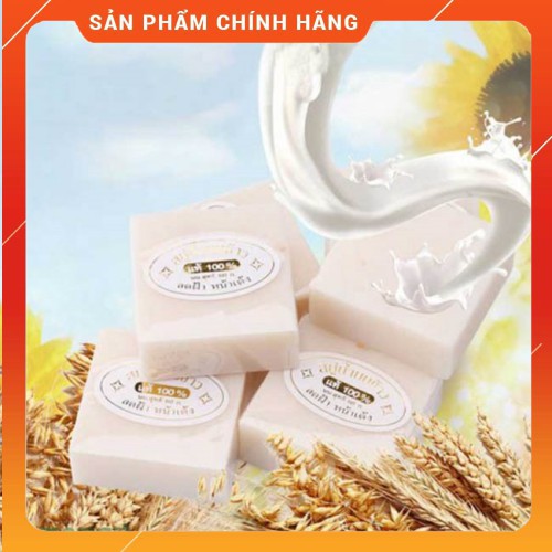 Lốc 12 bánh xà phòng cám gạo❤Freeship❤ Xà phòng trắng da Thái Lan  Jam Rice Milk Soap 65g