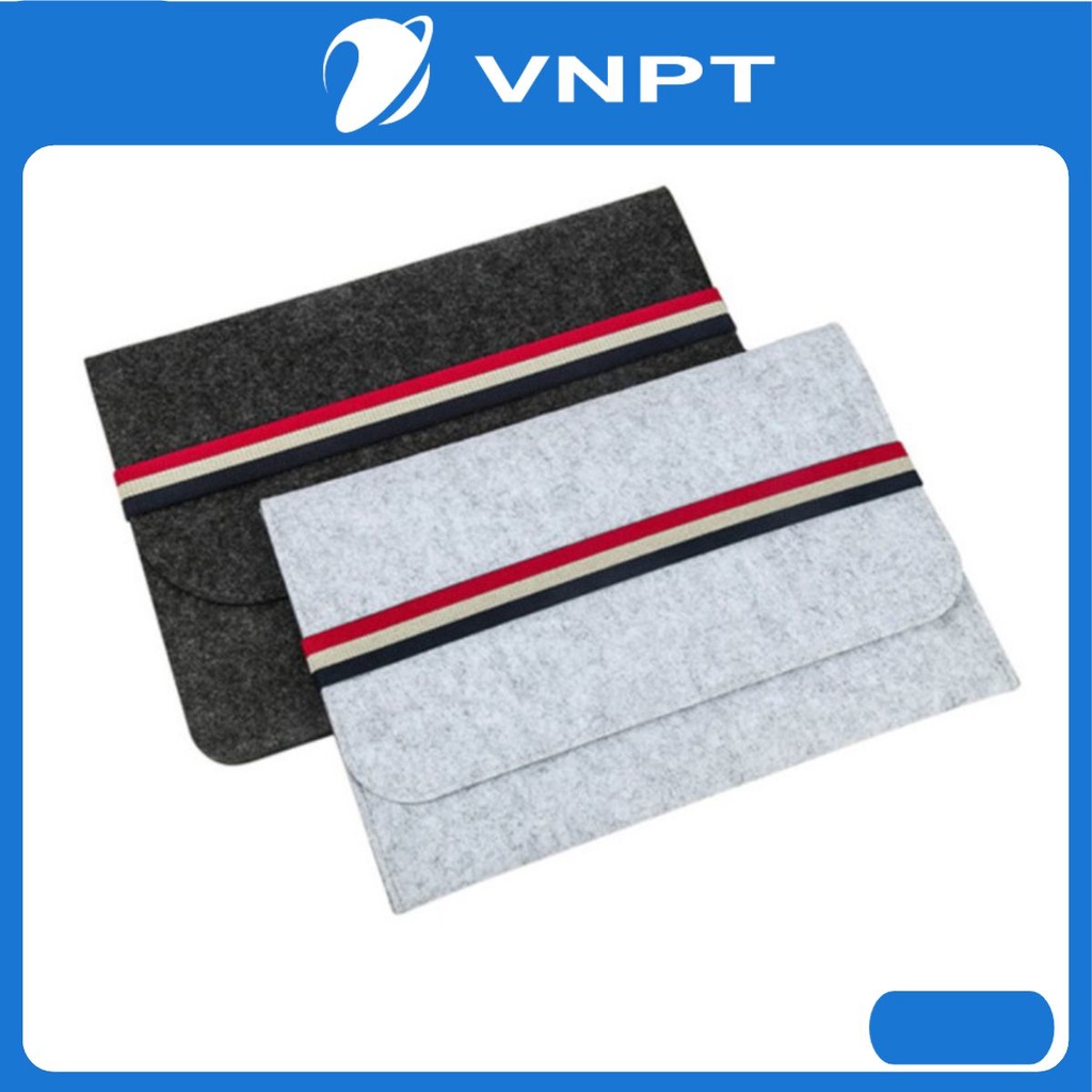 Túi Chống Sốc iPad Laptop Macbook Air Pro 14 inch, 15.6 inch, 15 inch, 13.3 inch, 13 inch, 17 inch bằng Nỉ chống nước