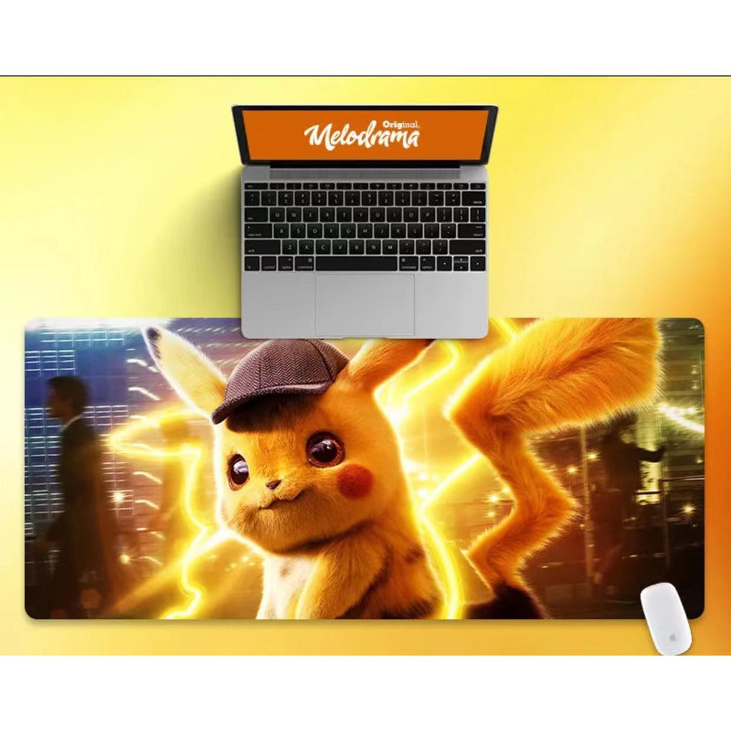 Miếng lót chuột và bàn phím hình Pikachu đáng yêu tiện dụng