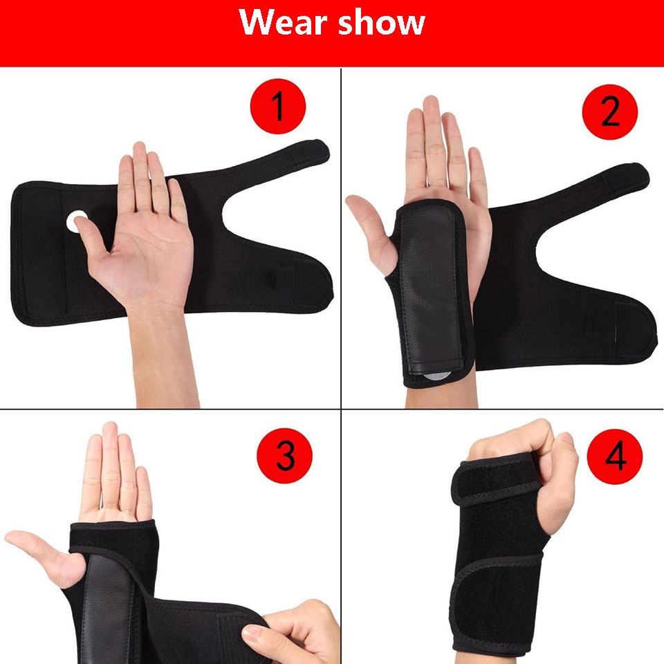 Đai đeo bảo vệ cổ tay bằng thép khi chơi bóng rổ