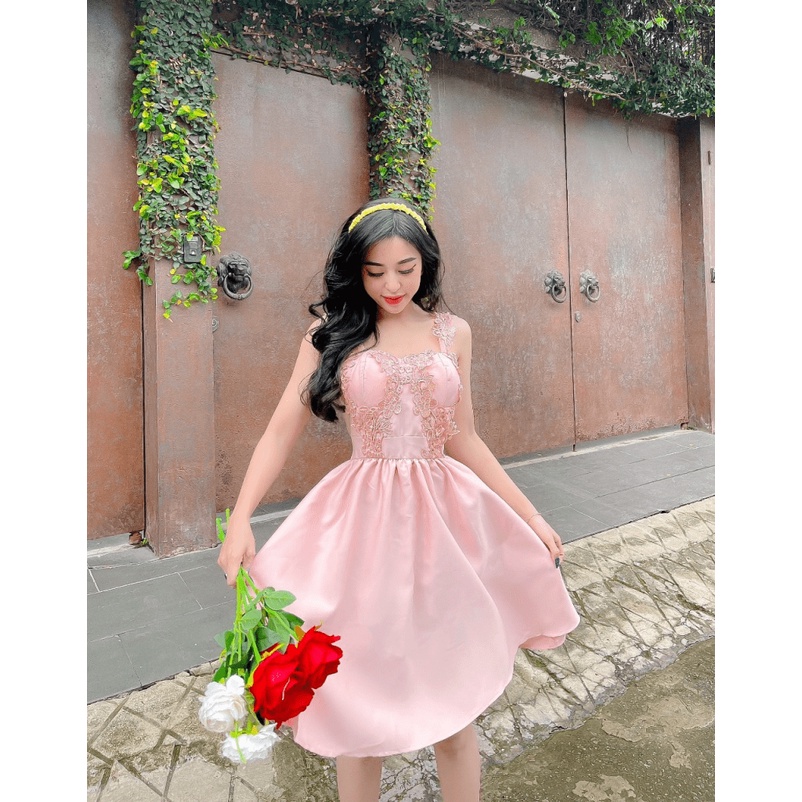 ĐẦM TAPTA PHỐI REN XINH NHƯ CÔNG CHÚA CHO CHỊ EM UP Shop Valentina