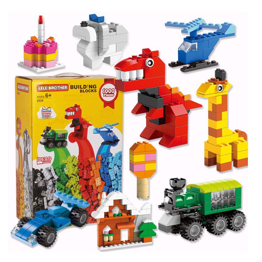 Bộ độ chơi lego 1200 chi tiết, cùng bé yêu sáng tạo