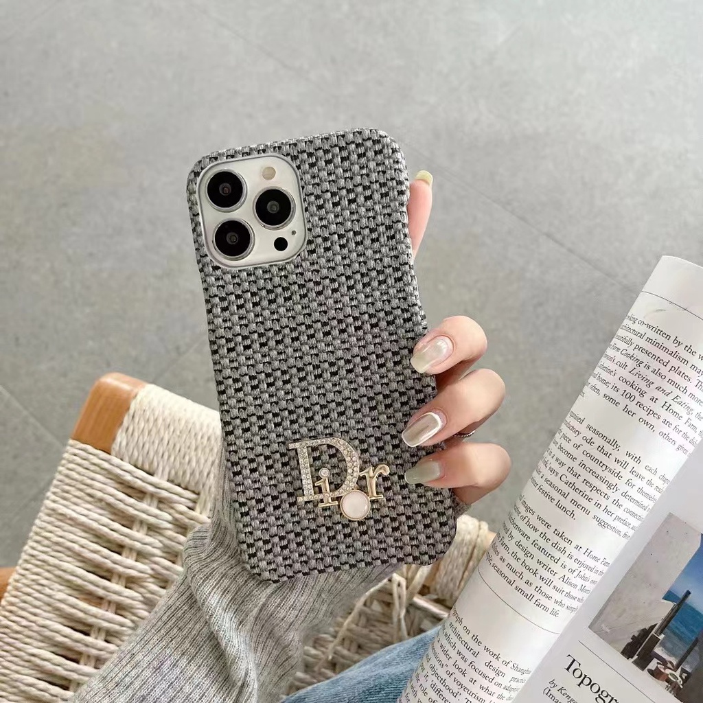 Ốp Điện Thoại Cứng Họa Tiết Kim Cương Cho iphone 14 13 pro max 11 pro max 78 plus