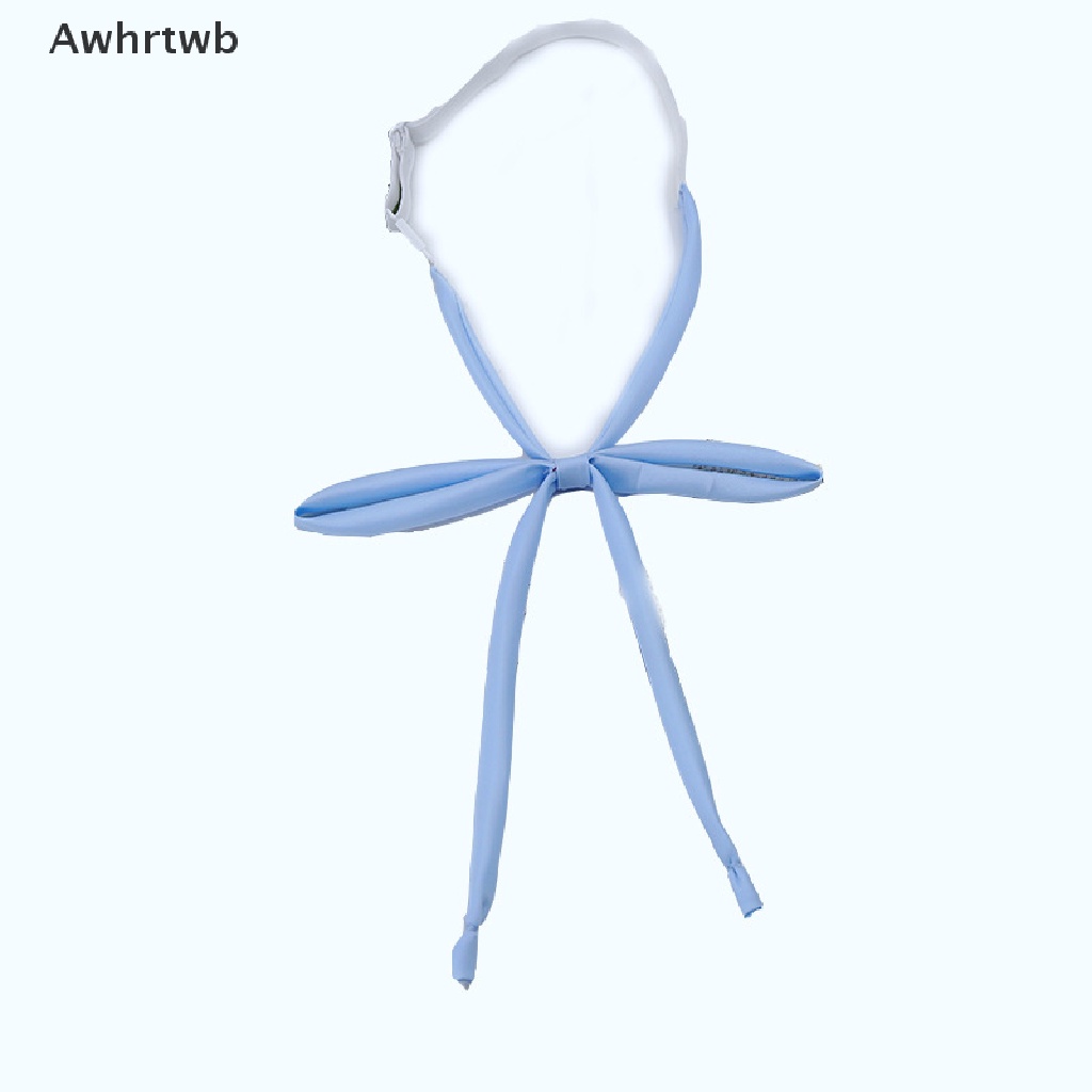 Nơ Cài Cổ Áo Chất Liệu Satin Mỏng Phong Cách Nhật Bản Xinh Xắn Cho Nữ Mới