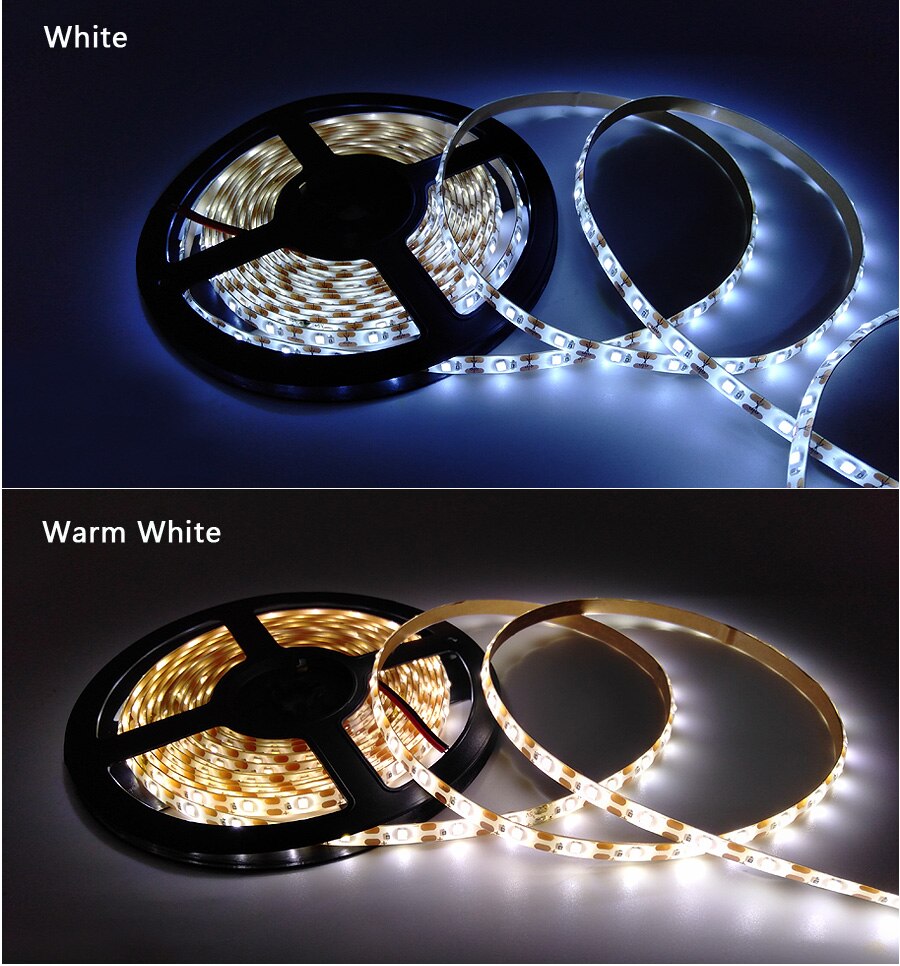 GBKOF USB LED Strip lamp 2835 SMD DC5V Flexible LED light Tape Ribbon HDTV TV Desktop Screen Backlight Bias lighting