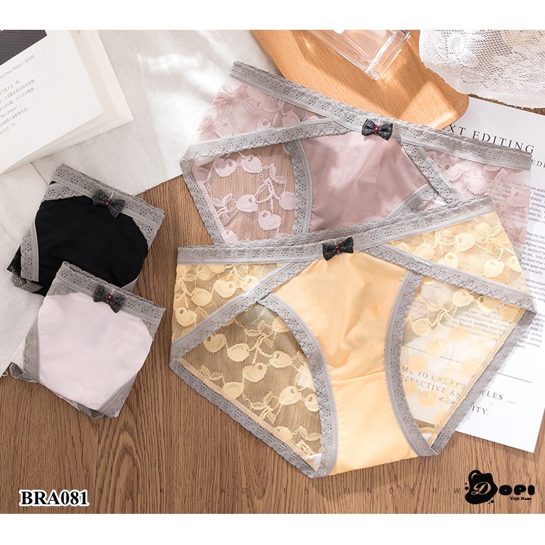 (BRA081) Quần lót nữ quần chíp nữ đồ lót gợi cảm sexy chất liệu ren cao cấp