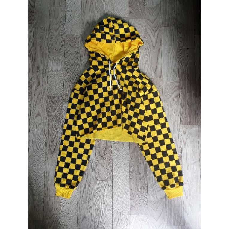Áo hoodie croptop màu cực tây! | BigBuy360 - bigbuy360.vn
