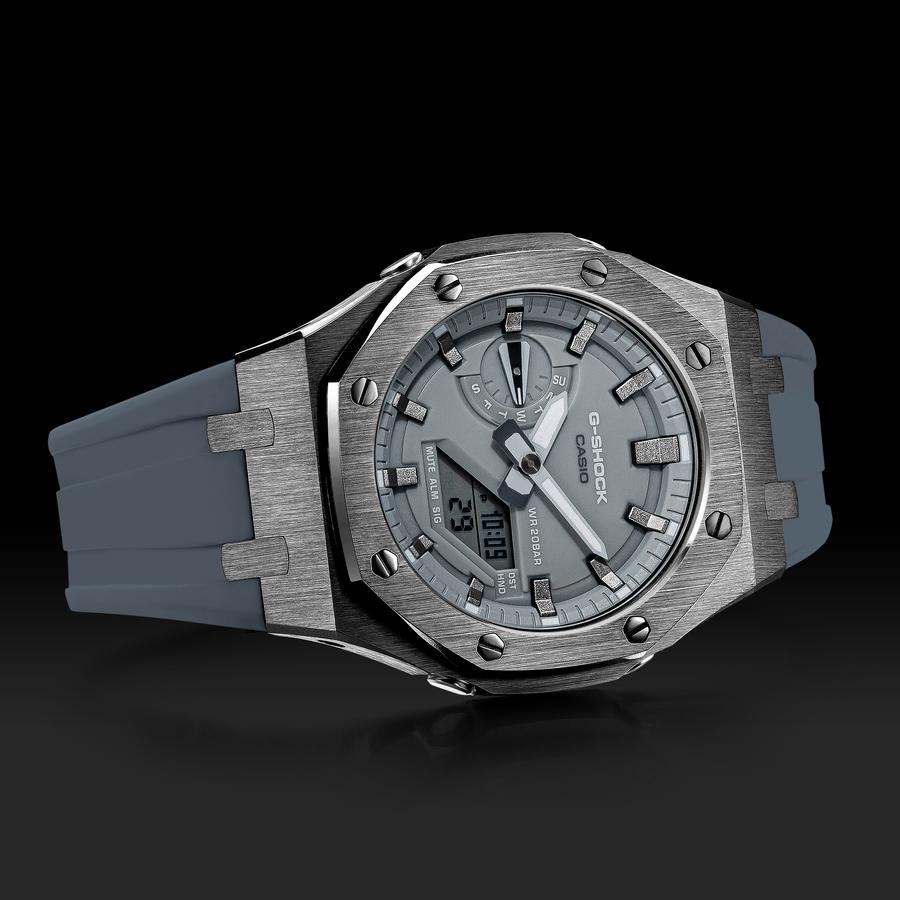 Đồng Hồ Nam Dây Nhựa Casio G-Shock GA-2110ET-8A AP Custom Full Grey Royal Oak