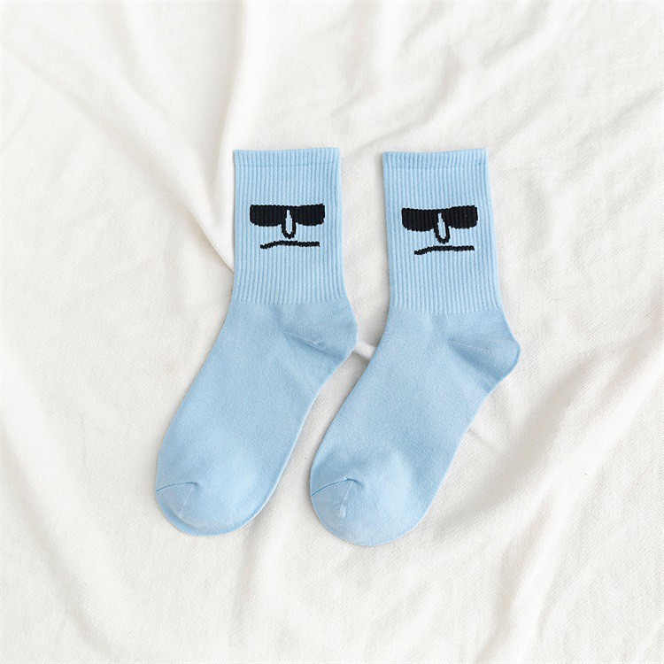 Tất vớ cổ cao tới mắt cá chân bằng cotton mềm họa tiết elmo vui nhộn TC24-VHT SHOP