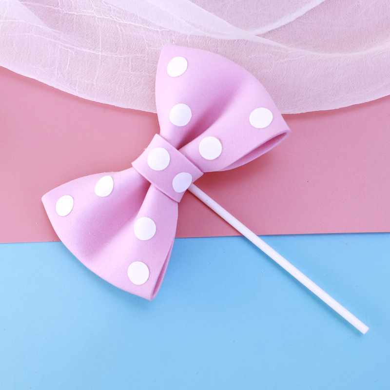 Que Cắm Trang Trí Bánh Kem Hình Chuột Mickey Xinh Xắn