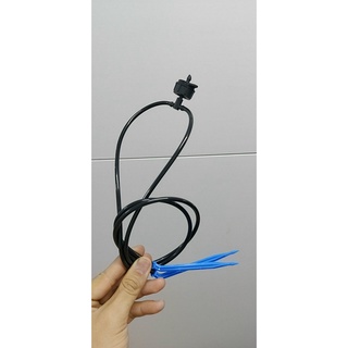 10 Bộ 2 que cắm nhỏ giọt kèm bù áp 4l/h-Dây dài 50cm dây 3/5 cứng hạn chế dãn khi lắp ngoài trời
