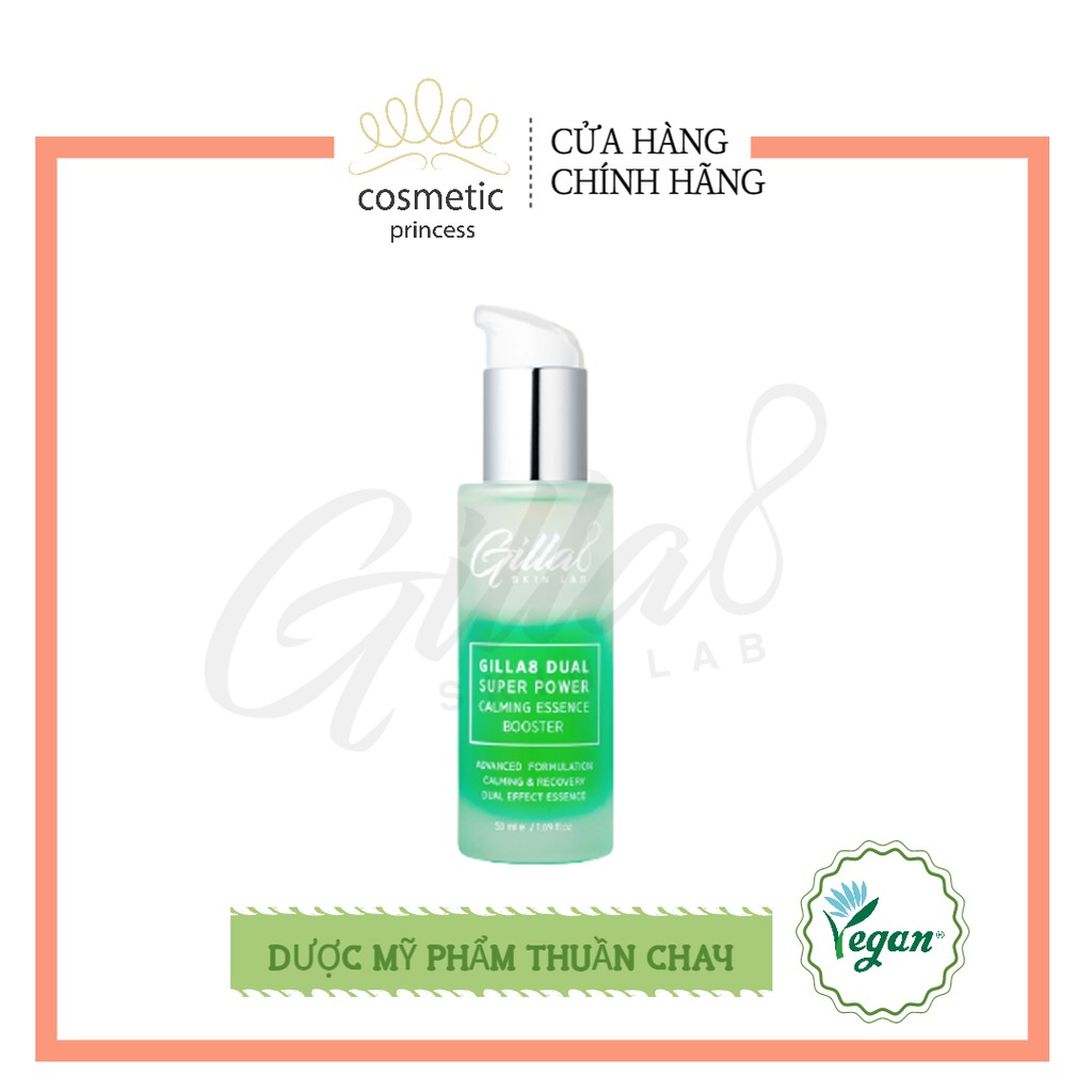 [Gilla8]DƯỢC CHẤT XANH GILLA8 DUAL SUPER POWER CALMING ESSENCE BOOSTER