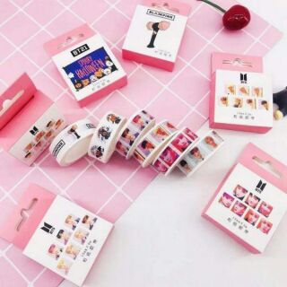 Băng dính BTS, BT21, BlackPink cute 16k Shoph2t