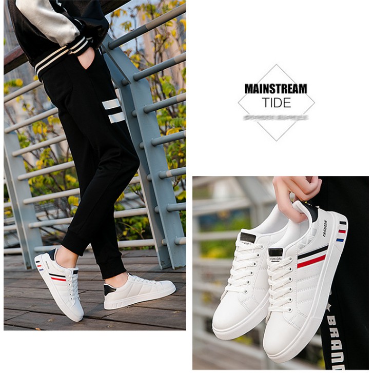 Giày sneaker nam Hàn Quốc phối mầu xu hướng 2021 BH23