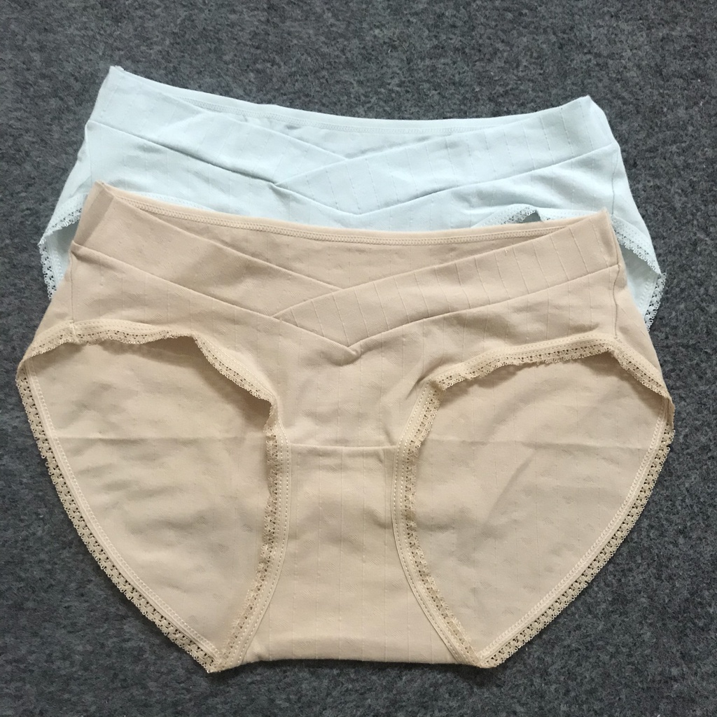 Quần Lót Bầu, Quần Lót Sau Sinh, Vải Cotton, Đáy Kháng Khuẩn,Thoáng Khí Thấm Hút