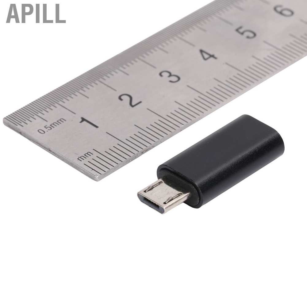 Apill Type‑C Adapter Converter Female to Micro Male Mobile Phone Data Line USB Charging