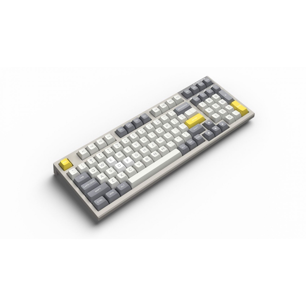 Bàn phím cơ FL-Esports FL980SAM White Grey | RGB | Bluetooth I Wireless I Hotswap I Kailh Box Switch