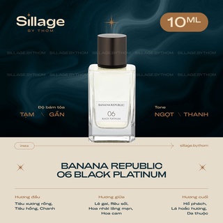 Mẫu thử b a n a n a r e p u b l i c 06 black platinum edp | mẫu thử nước hoa unisex