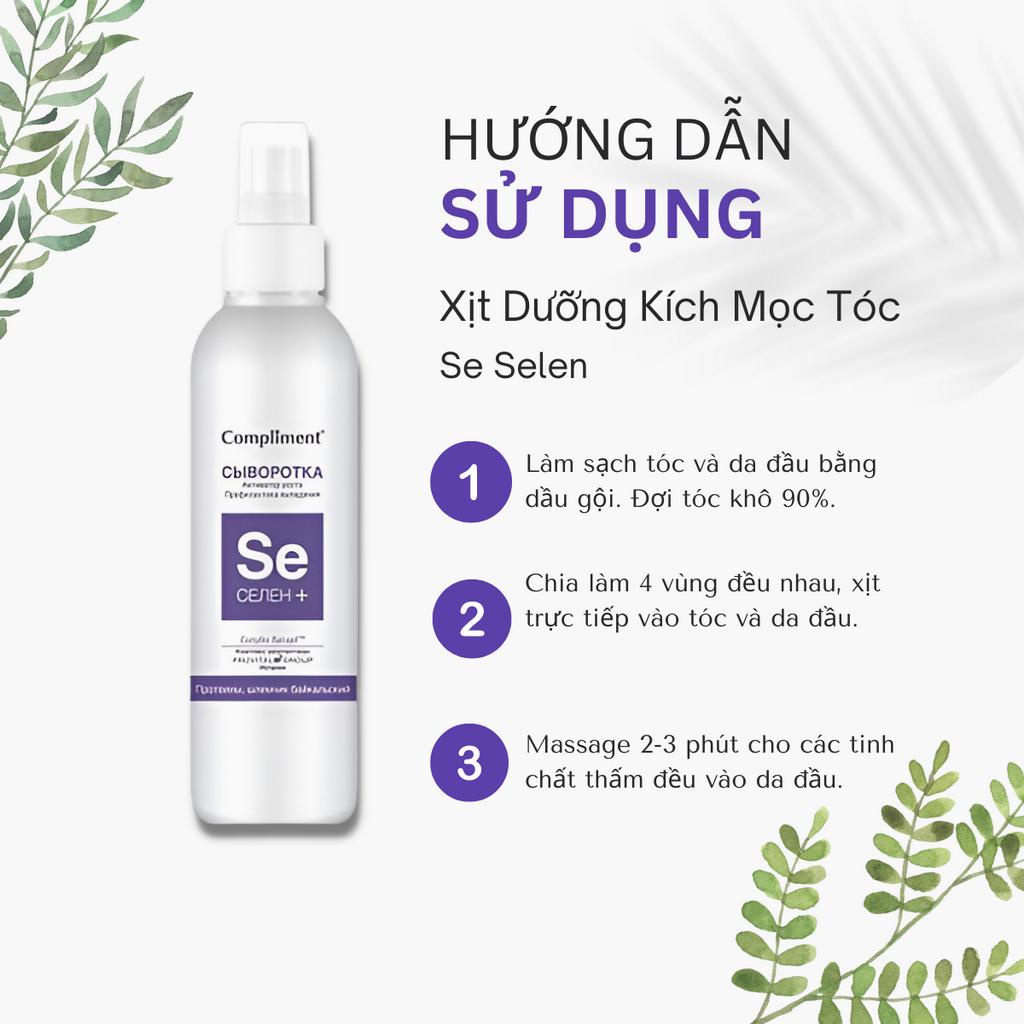 Xịt Dưỡng Tóc Se Selen Compliment Kích Thích Mọc Tóc Và Giảm Rụng Tóc 150ml