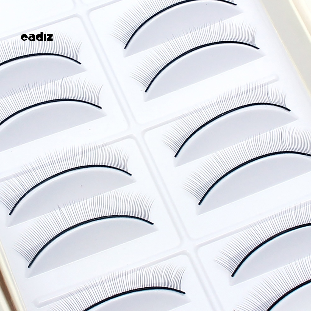 Bộ 10 Cặp Lông Mi Giả Bằng Sợi Nhân Tạo Tự Dính