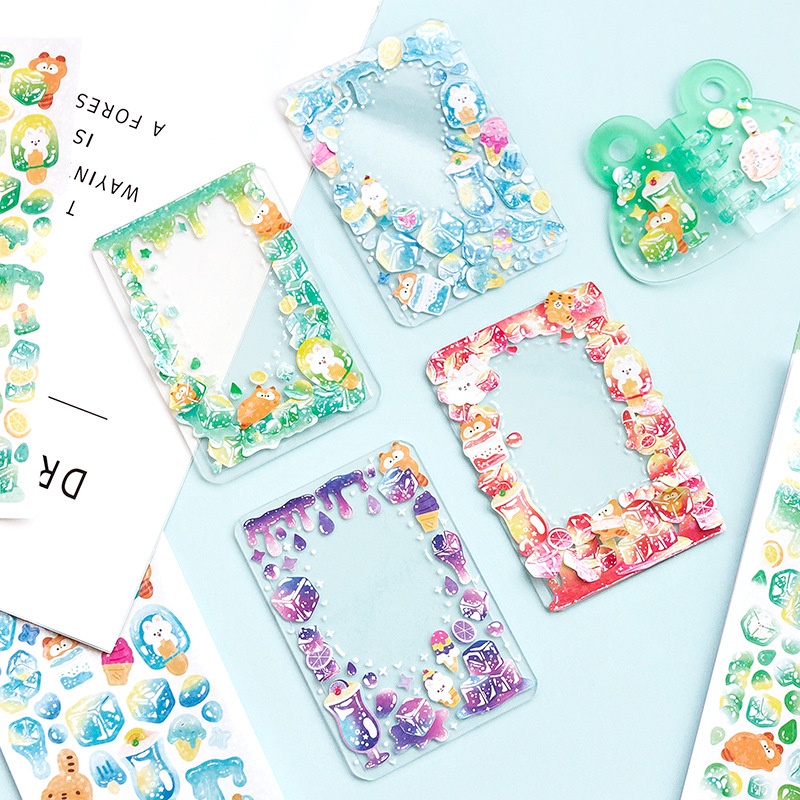 Bộ 2 Tấm Sticker Trang Trí Hình Viên Đá MOHAMM