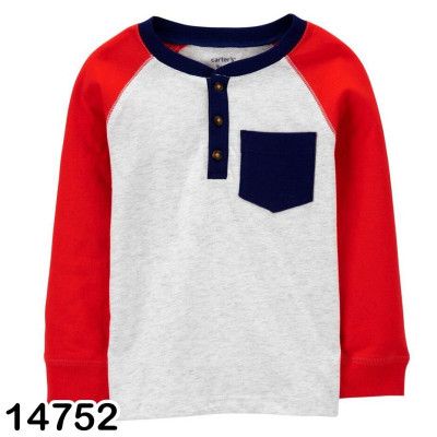 Áo thun tay dài Carter xuất xịn cho bé trai 4-45kg - BIGBABYSHOP