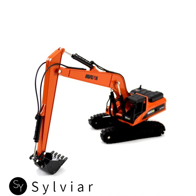 Mô hình xe cần cẩu HUINA 1522 1:50 bằng hợp kim tỉ lệ 1:50 xe đua xe đạp