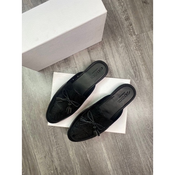 Sục da nam cao cấp - sục gucci nơ da thật fom chuẩn đẹp
