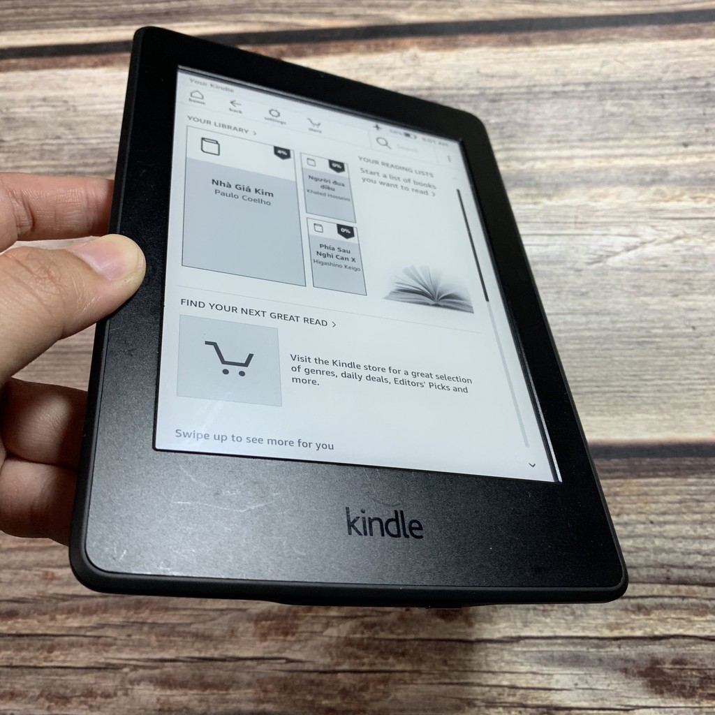 [Quà Kèm] Máy Đọc Sách Kindle Paperwhite Nội Địa Nhật máy xước nhiều | BigBuy360 - bigbuy360.vn