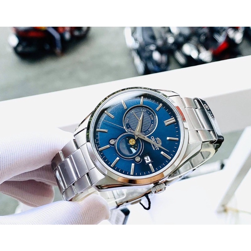 ĐỒNG HỒ NAM CHÍNH HÃNG ORIENT RA-AK0308L10B SUN AND MOON GEN 5 Ver2 mới nhất 2021