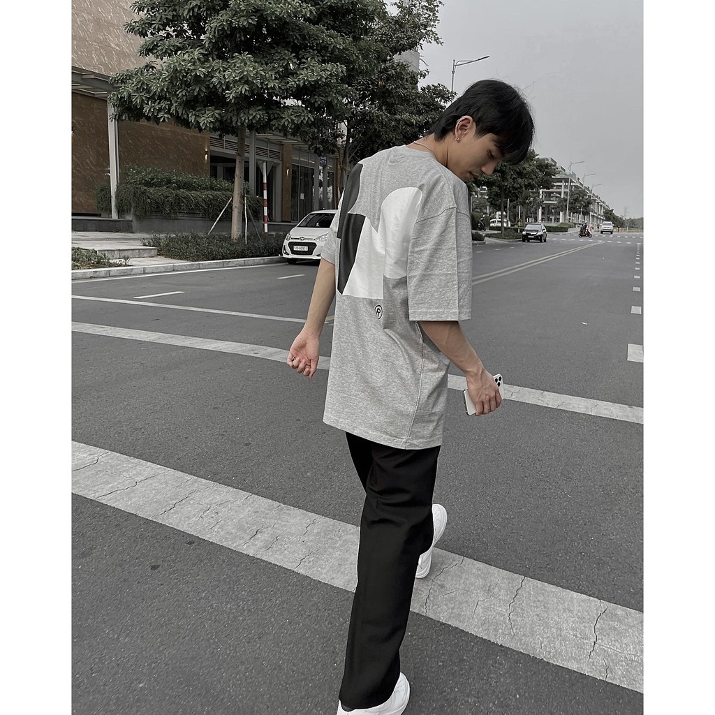ÁO THUN BIG LOGO /xám CHUOTTRANG