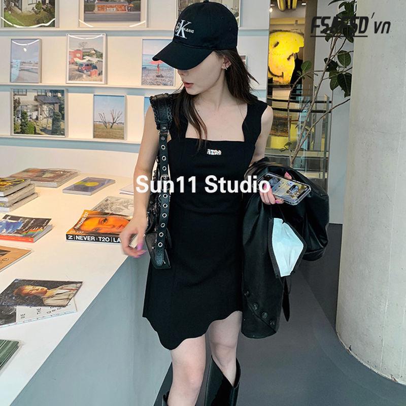 Đầm Đen Nhấn Eo Tôn Dáng Thời Trang Cho Nữ