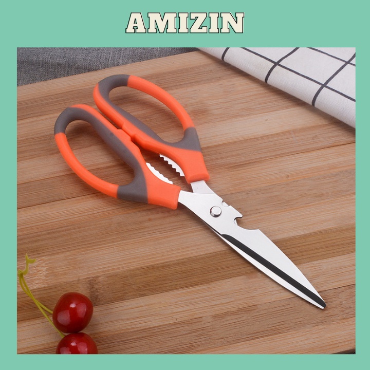 Kéo làm bếp đa năng 3 trong 1 AMIZIN Kéo đa năng cắt vải cắt đồ ăn nhà bếp siêu sắc
